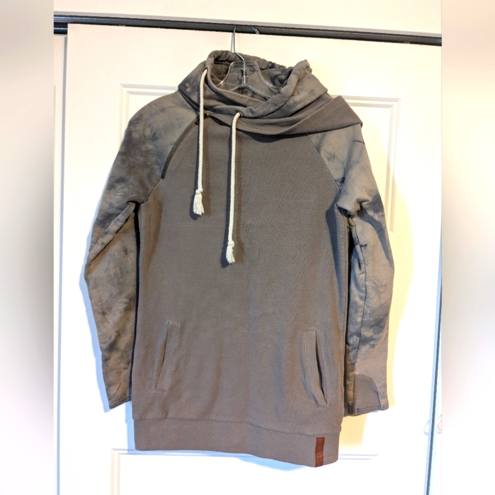 Long heavy hoodie